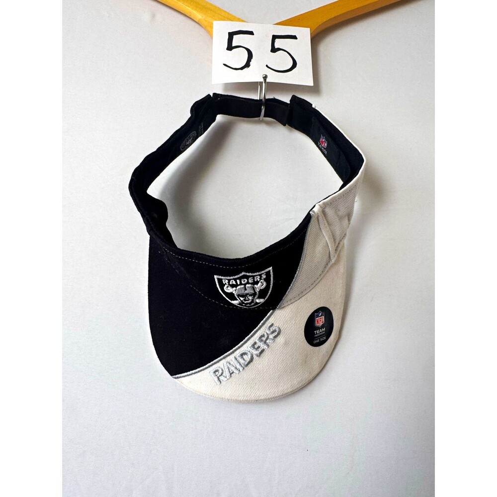 ’47 Brand Oakland Raiders NFL Football Visor Black/White One Size